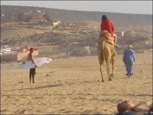 Marokańska taksówka plażowa