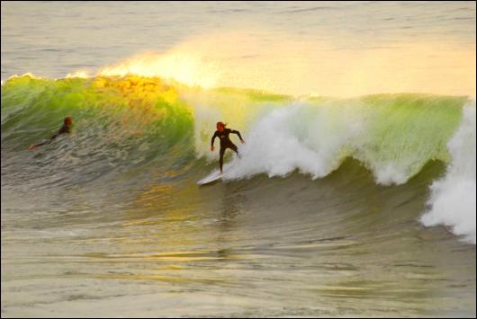 Portugalia zimą potrafi to dobry surfing