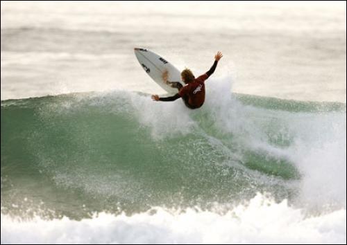 Mark Harris na Fistral Beach