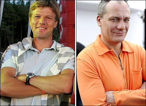 Wojtek Brzozowski i Piotr Zelt - ambasadorzy Allegro Cup 2008