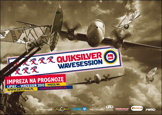 Plakat Quiksilver Wave Session 2010